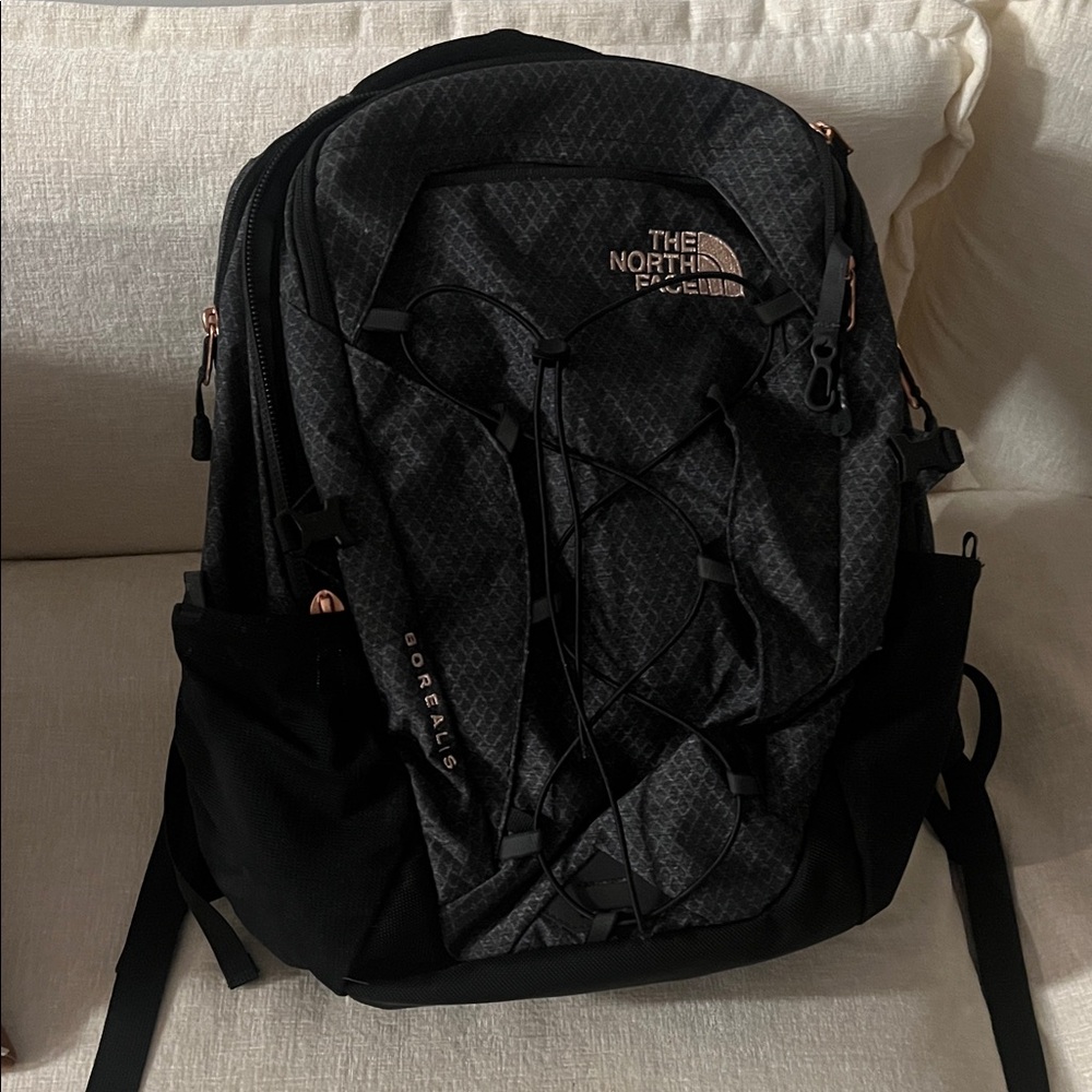 The North Face Black and Gray Men's Backpack